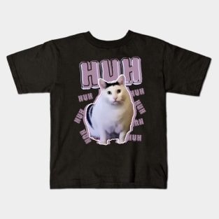 Huh-Cat-meme Kids T-Shirt